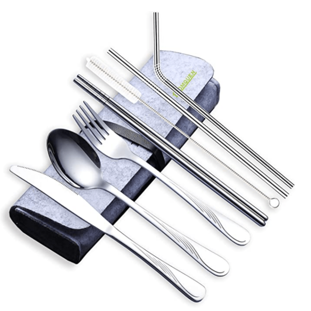 stainless steel flatware set for a happy lunchtime - great Holiday gift under $10