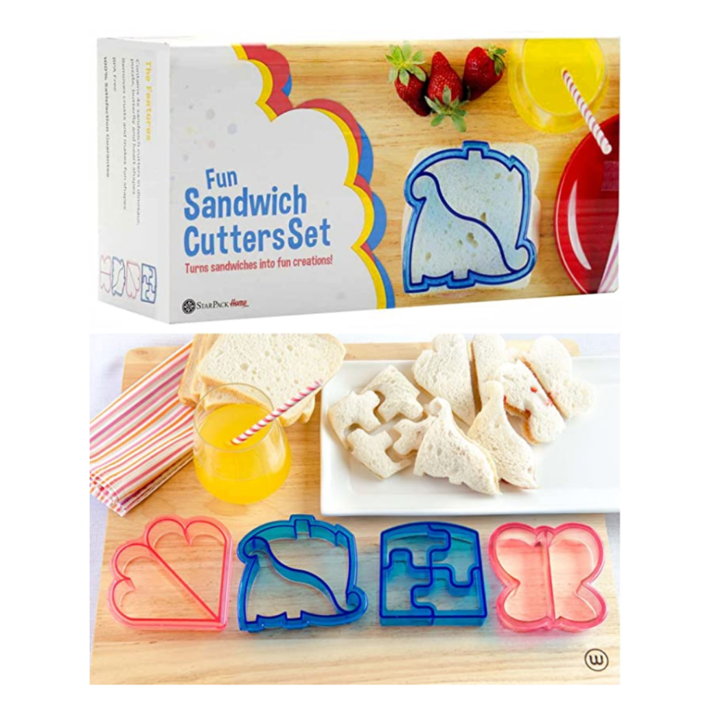 sandwich cutters - cool holiday gift for families who pack lunch