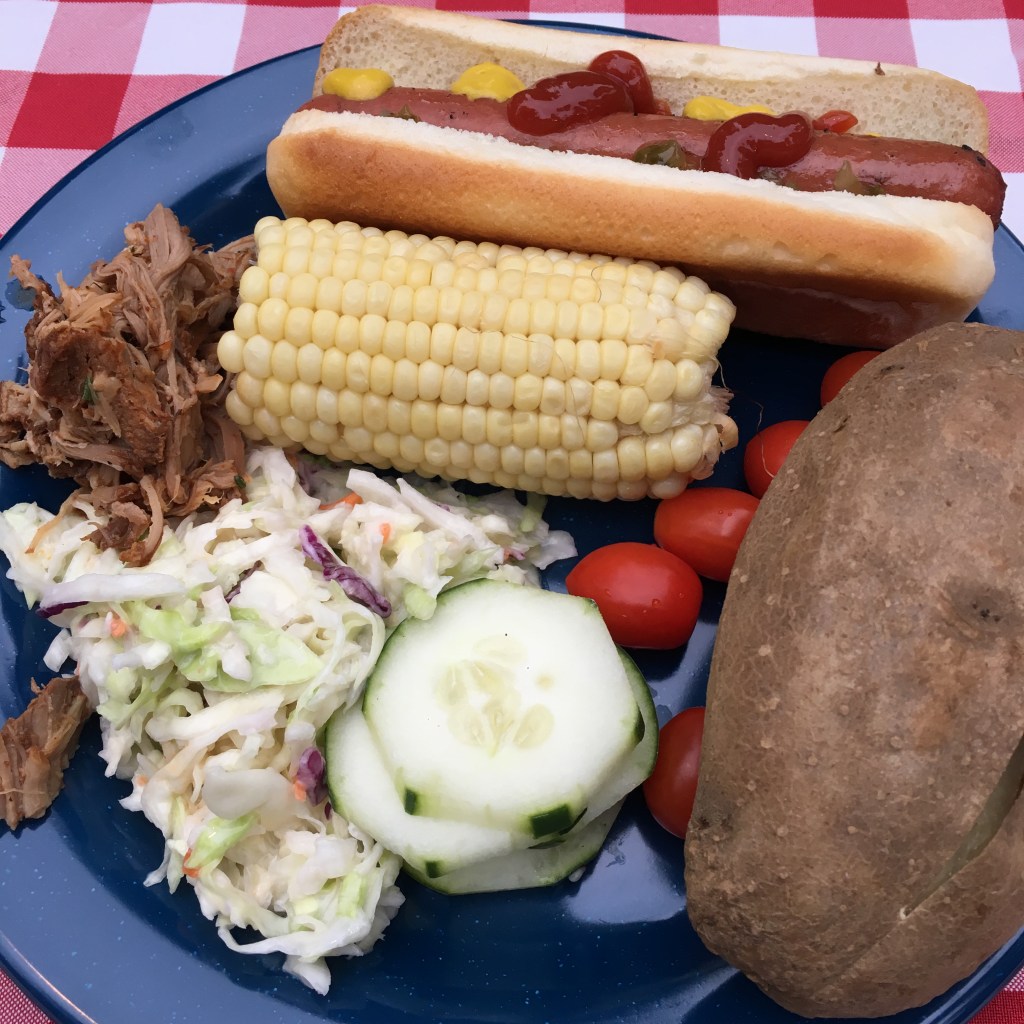 The "Good Ol' Country Cookin" meal our Teuko Family had in Yosemite, California.