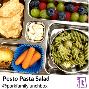 Pesto Pasta Salad by Parkfamilylunchbox, , found on Teuko.com, the online community for lunchbox packers