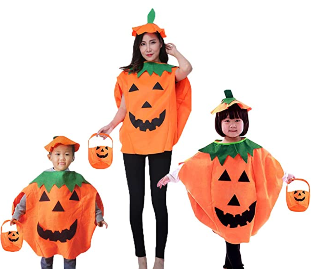 Being a scary pumpkin, a living Jac-O-Lantern, is definitely an Halloween costume to consider