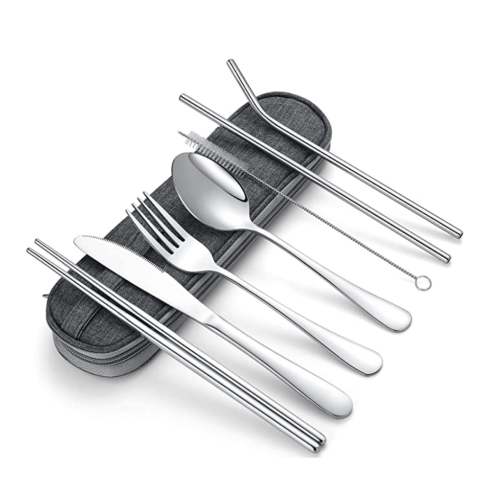 Stainless Steel Flatware Set. Amazon Prime Day Deal. Teuko Lunchbox Community.