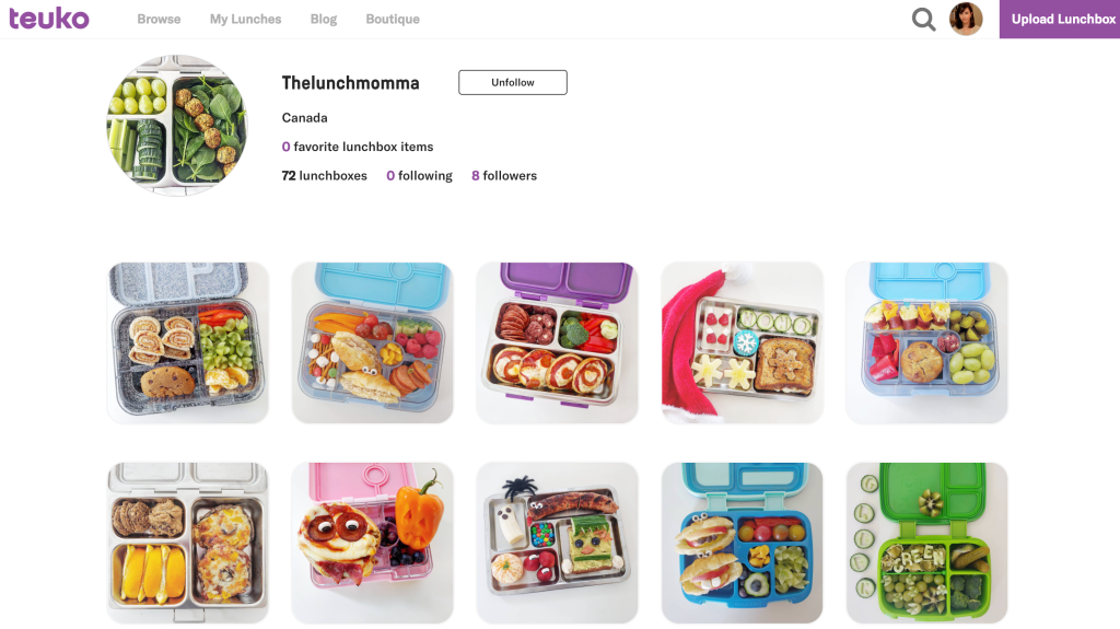 Thelunchmomma profile on Teuko.com the online community for lunchbox packers. Easy, yummy, fresh lunch packing ideas.