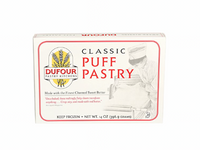 White Toque puff pastry on Amazon. Round shaped. The perfect dough for your Galette des rois.