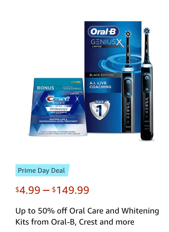 Oral B set deal Amazon Prime Day 2021