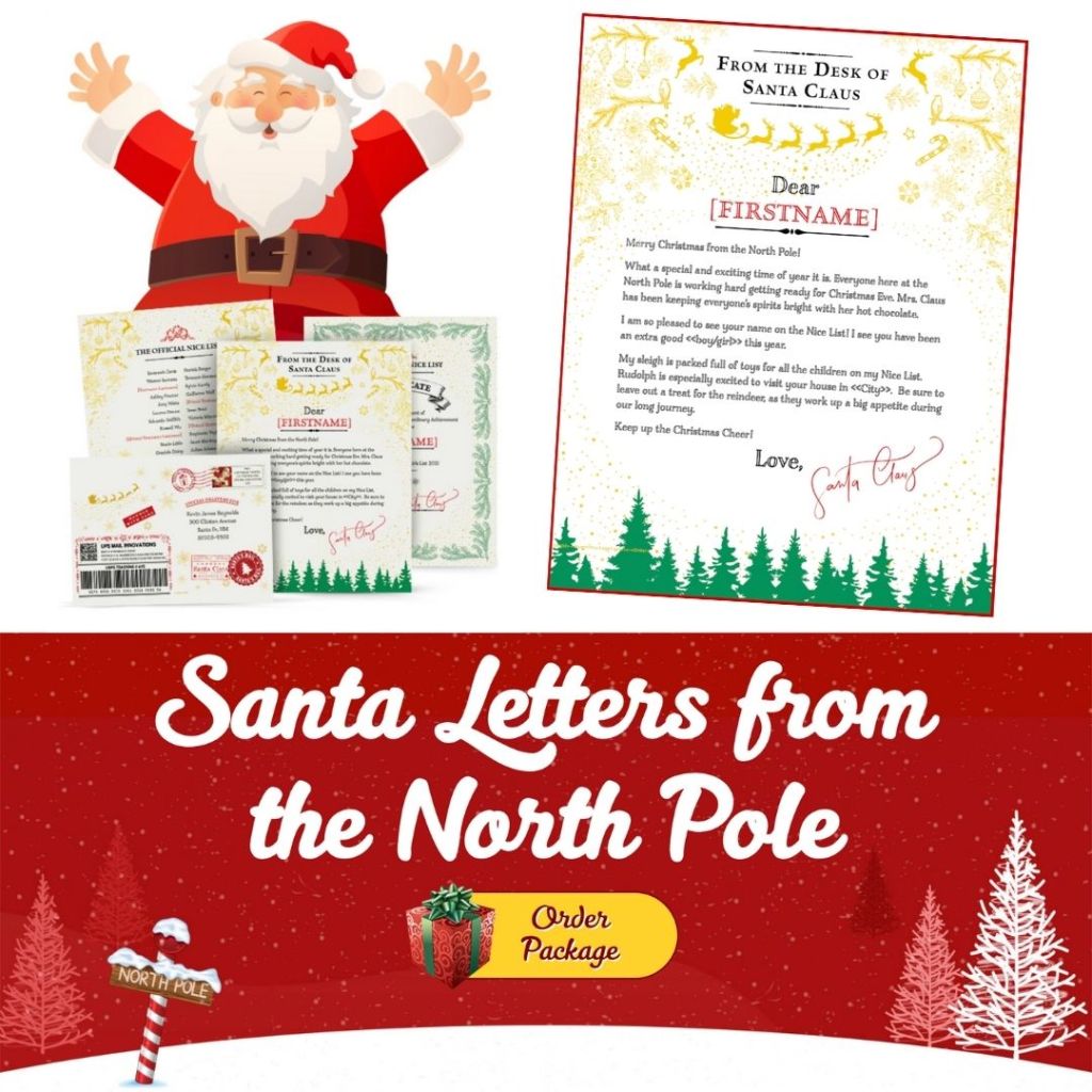 Teuko Holiday Gift Guide Happy Vibes Section Letters to Santa Claus from North Pole