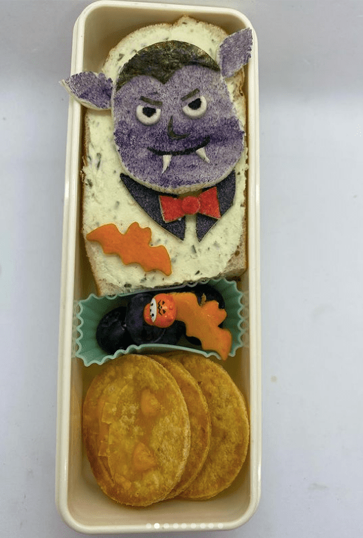 The Pumpkin Tortilla video tutorial, by Silkes_bentoboxes