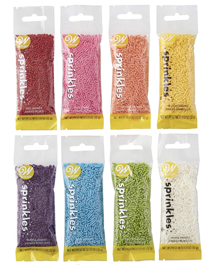 rainbow sprinkles set