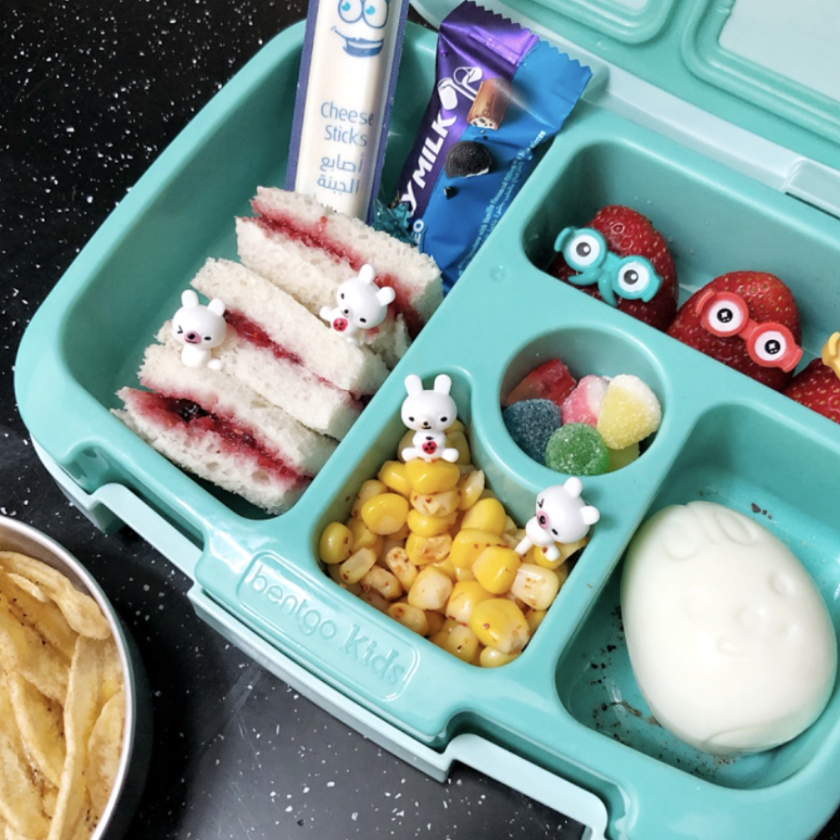 Teuko kids lunchbox ideas with fingers foods hard boiled egg rabbit shaped by Lunchboxbyurouge