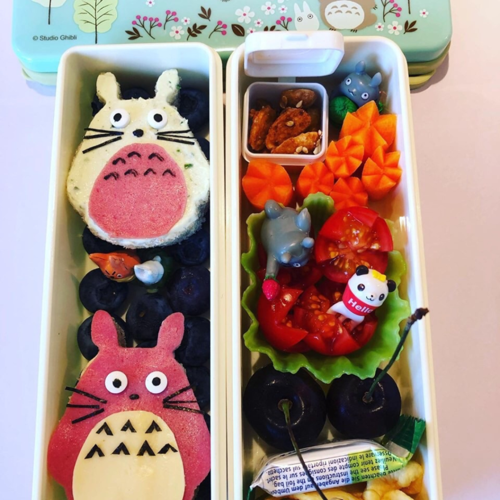 Totoro bento by @silkes_bentoboxes Teuko kids lunch ideas