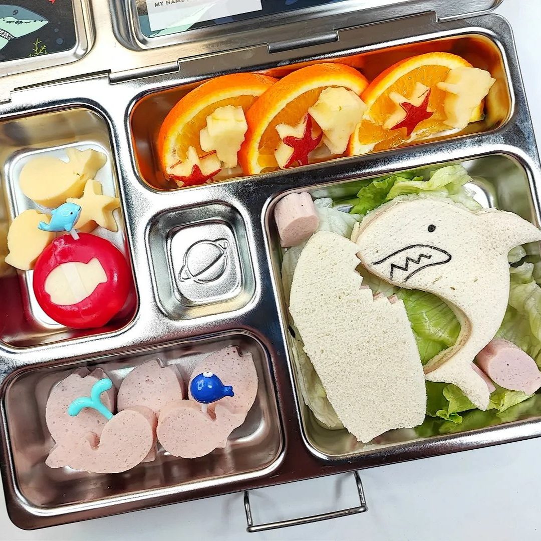 Jaws Planetbox bento lunchbox idea for kids on Teuko.com
