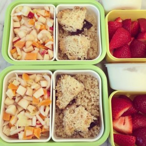 Endive salad featured on Teuko.com the lunchbox community