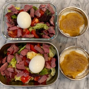 Salade landaise Franch salad prepared for Teuko kids lunch boxes