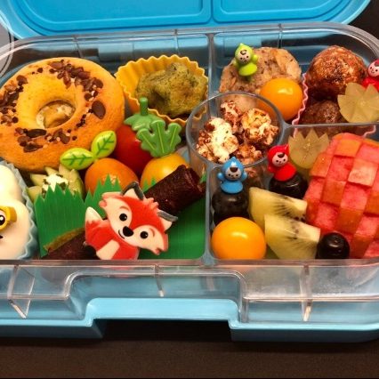 donut-shaped sweet potato muffin for kids lunch box