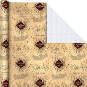 Marauders' Map Harry Potter wrapping paper