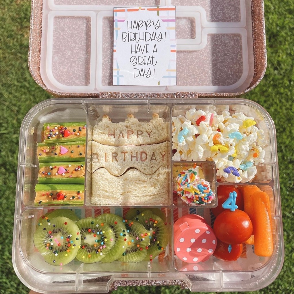 birthday lunchbox idea for kids