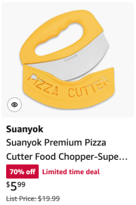 Suanyok pizza cutter Amazon Prime day kitchen gagdet deals
