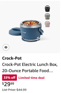 Crock-Pot electric lunch box Amazon Prime Days 2024