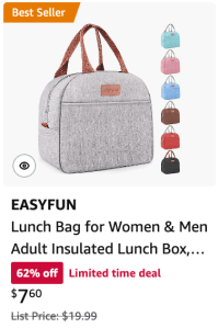 Easyfun lunch bag AmazonPrime Day deals 2024