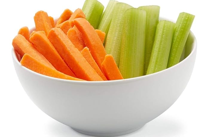 carrot and celery sticks