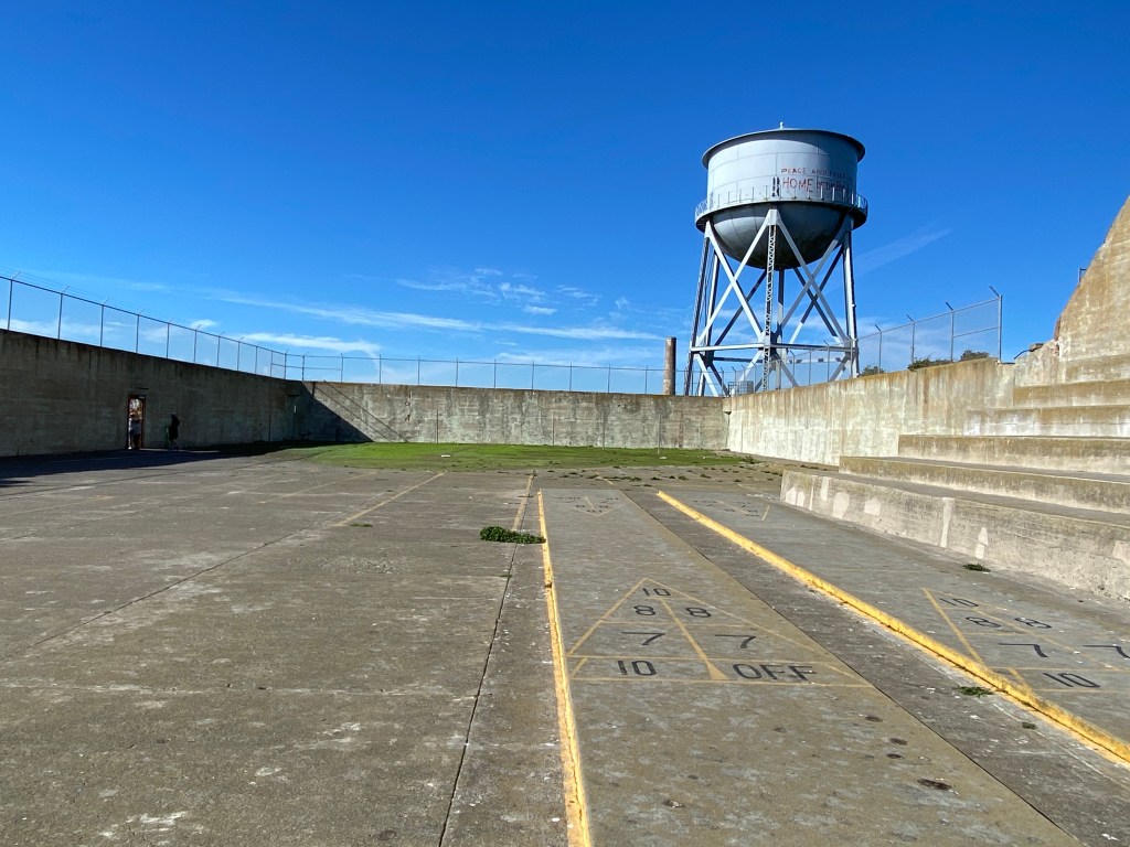 Alcatraz courtyard