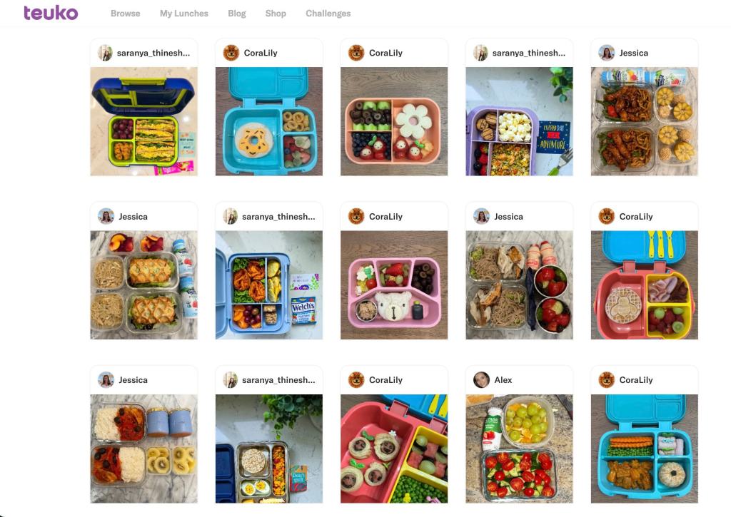 Balanced lunchboxes packed for kids' healthy school lunches.