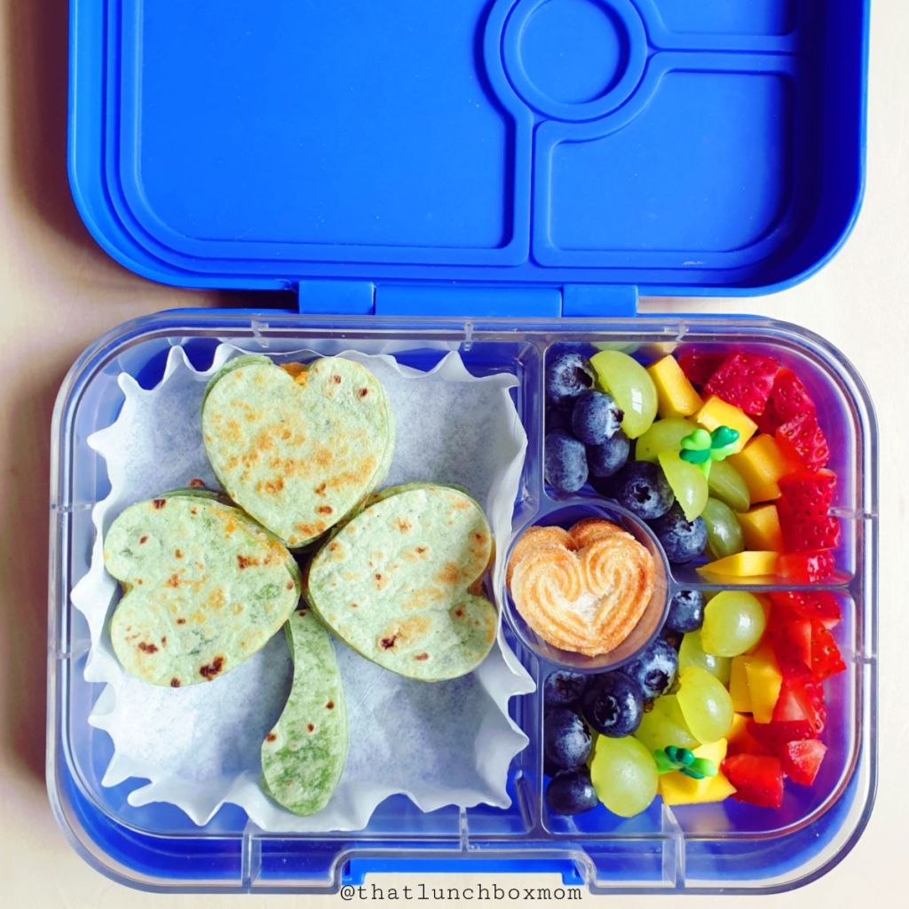 Rainbow for a St Patricks' lunchbox