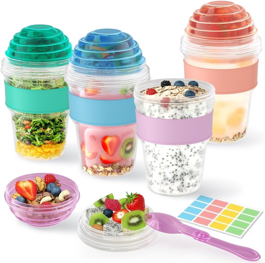 Salad jars / yogurt parfait containers
