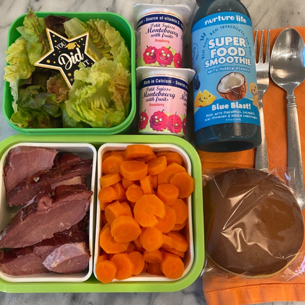 You did it on a food pick for a kid's lunchbox celebrating graduation