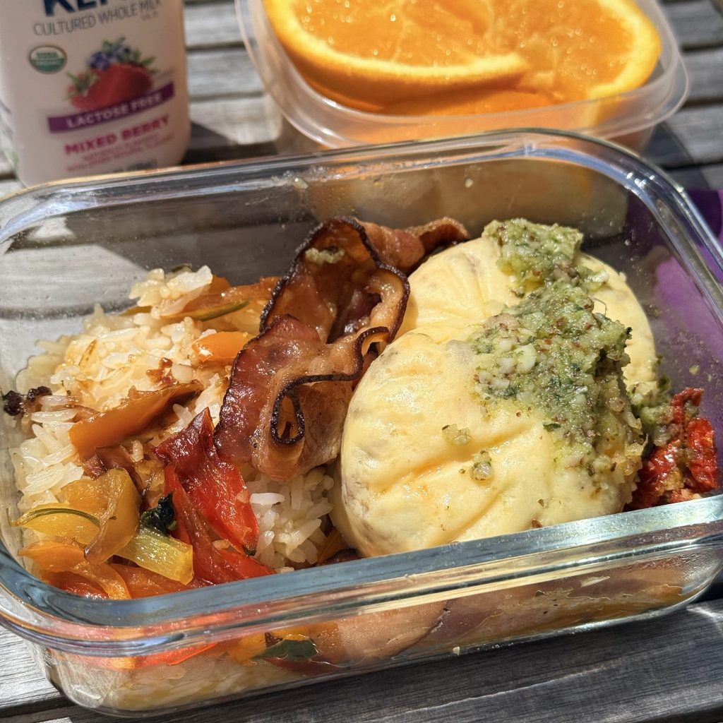 Trifecta Pesto Egg Bites with Sundried Tomato & Bacon